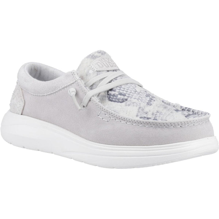 HEYDUDE Wendy COMF Shoe Grey/Snake