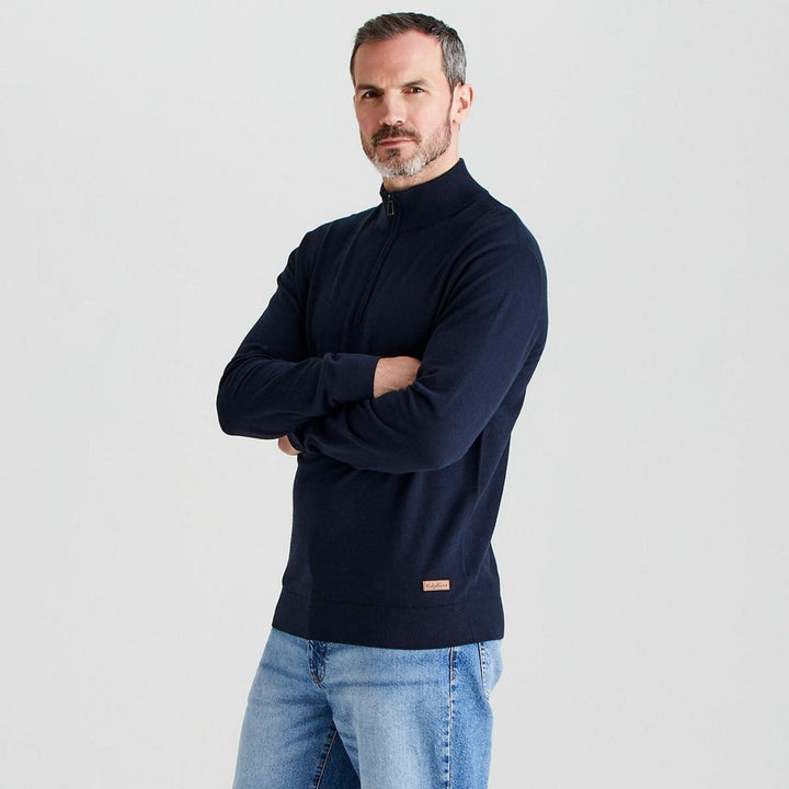 Ridgeline Mens Hartland 1/4 Zip Knit