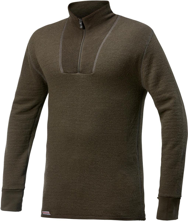 Woolpower Zip Turtleneck 200 Pine Green