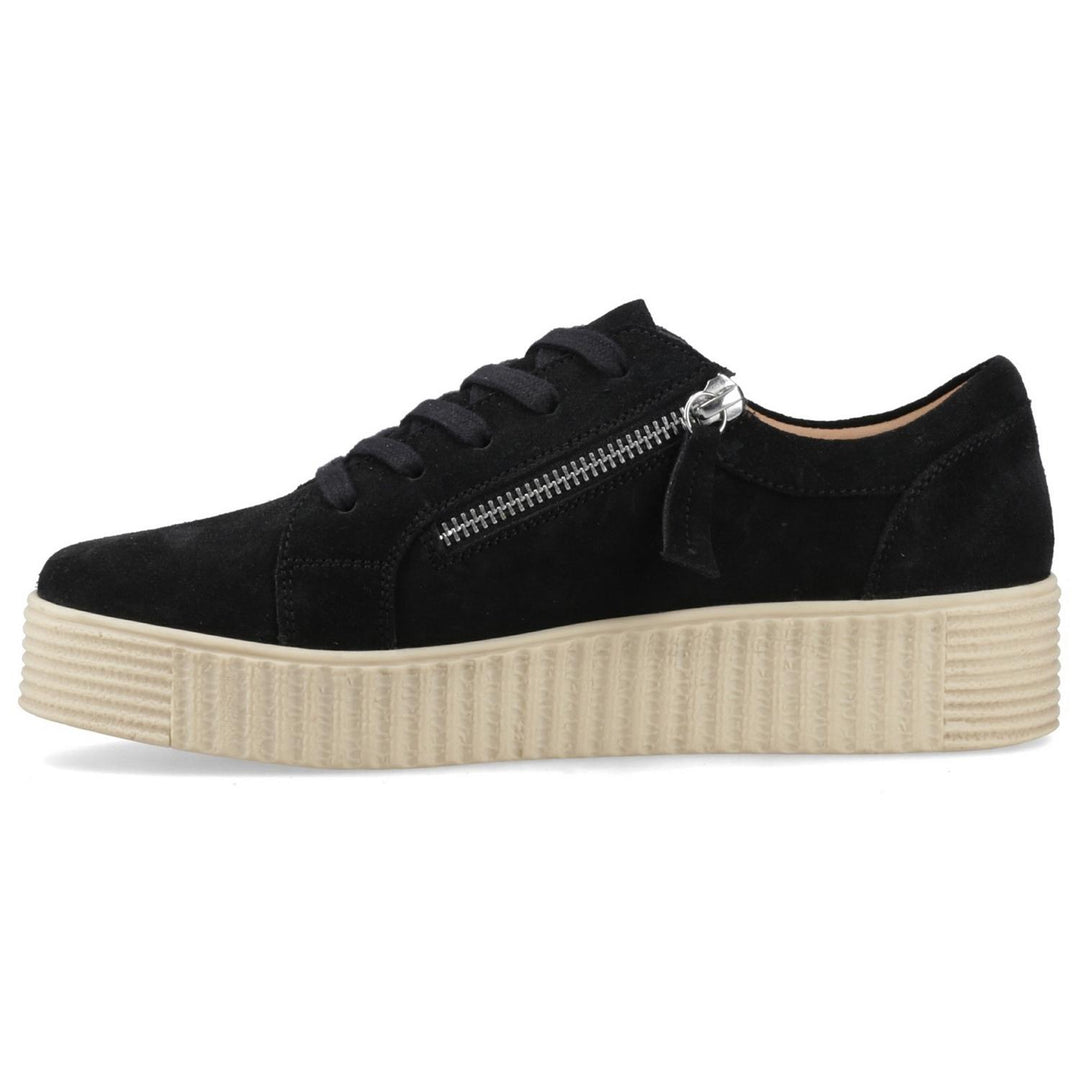 Tara Suede Trainer Black