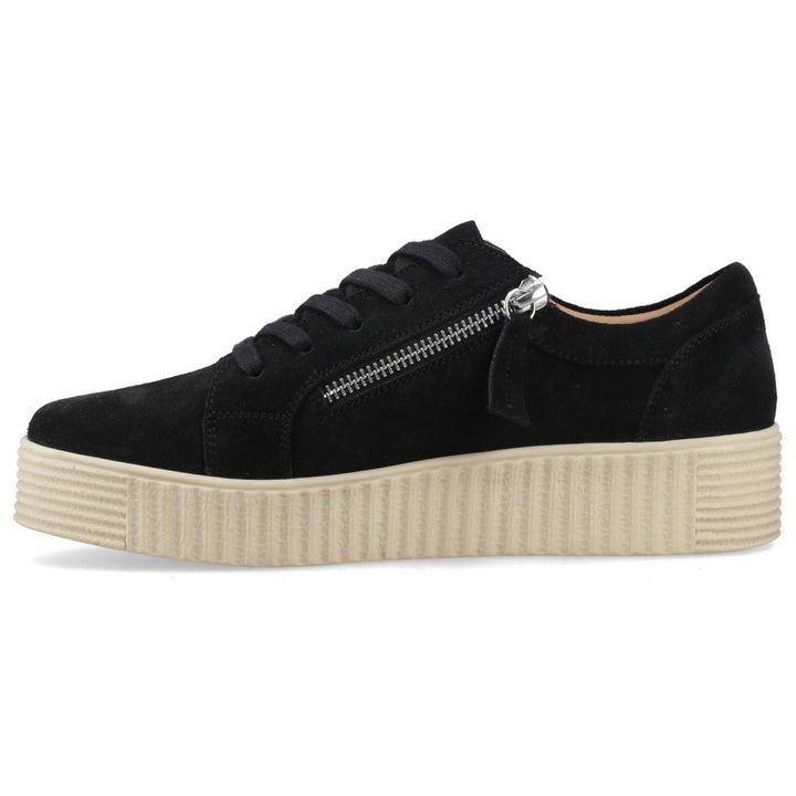 Tara Suede Trainer Black