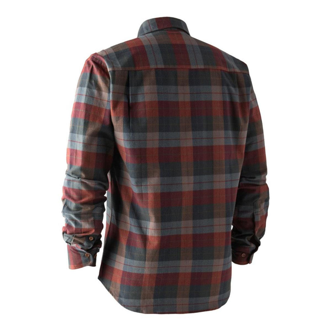 Deerhunter Ryan Shirt Red Check Mens Flannel Shirt
