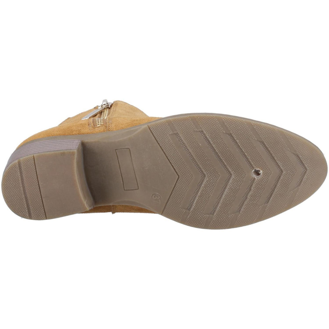 Ingrid Zip Boot Tan