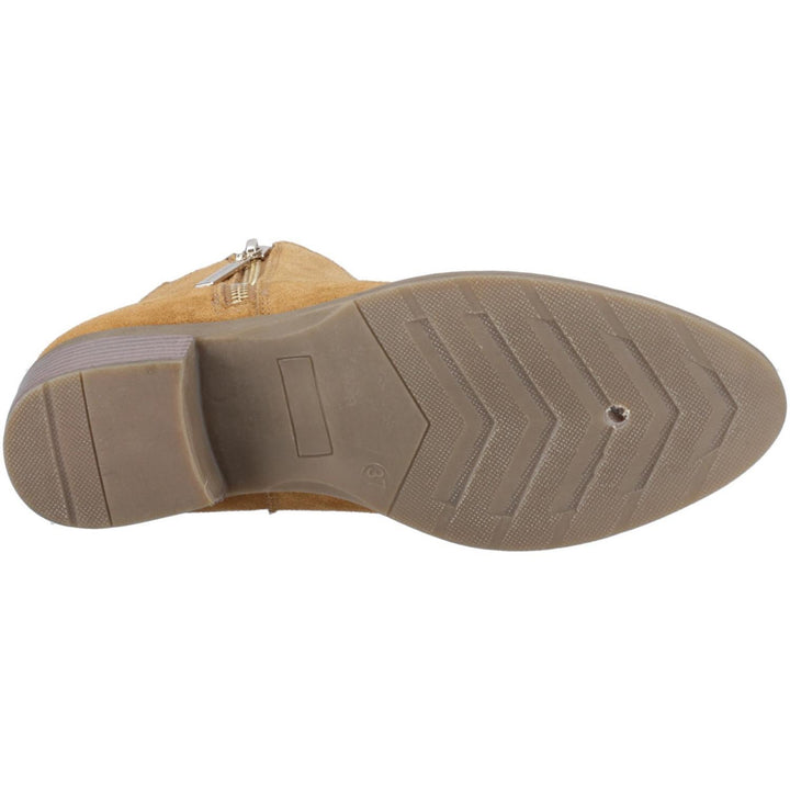 Ingrid Zip Boot Tan