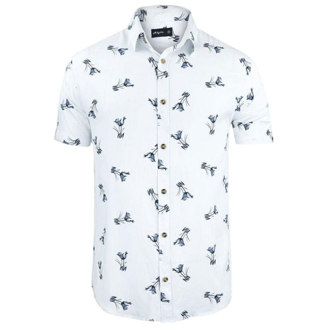 ek Wholesale Men's Hawaiian Printed Viscose Shirts