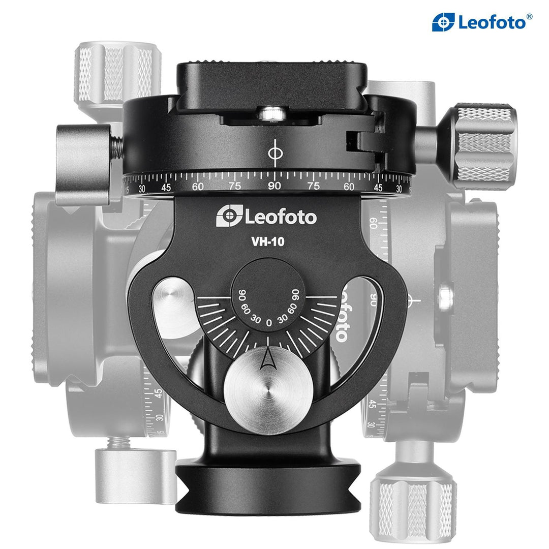 Leofoto VH-10 Two-Way Monopod Head with Panning Clamp