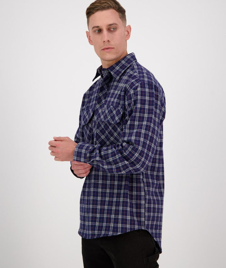 Swanndri Barn Shirt Grey