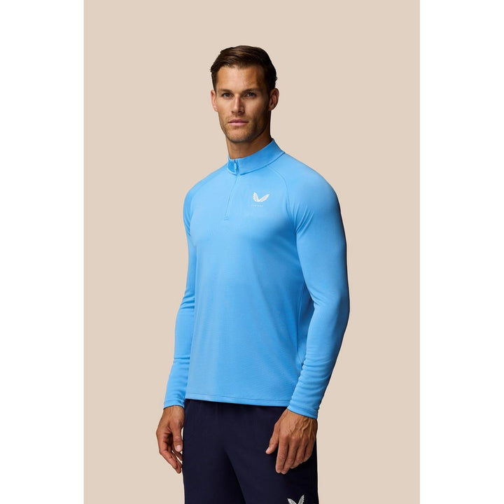 Castore Adapt Training 1/4 Zip Top Cool Blue/Mid – view 3