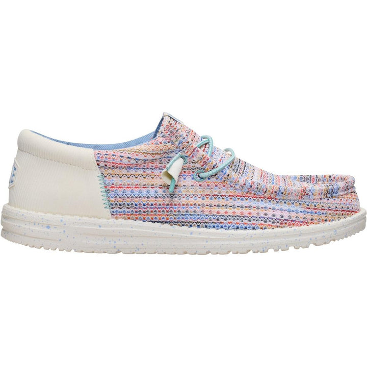 HEYDUDE Wally Funk Multi Mesh Egret/Multi