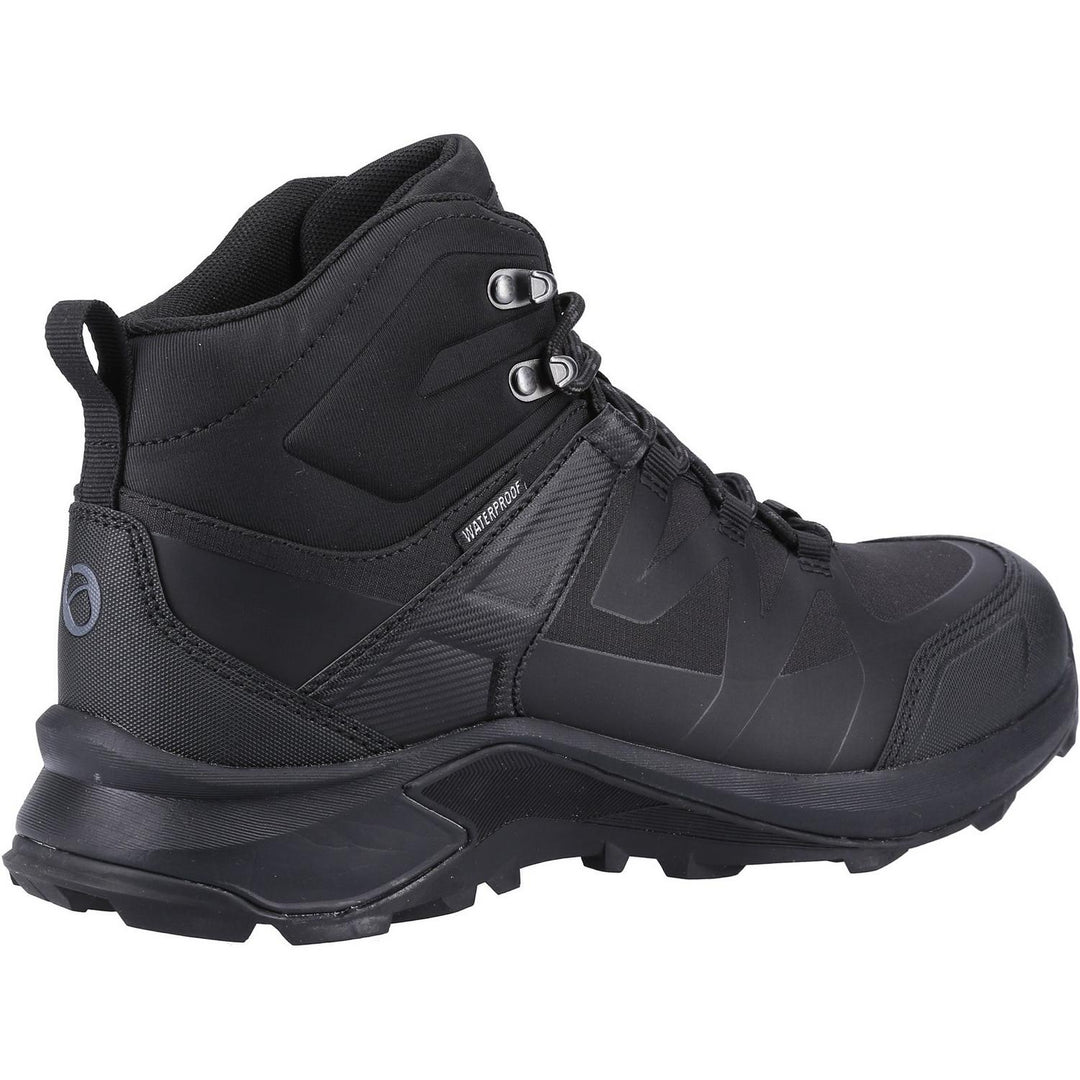 Cotswold Horton Boots Black - A waterproof membrane keeps feet dry, Whilst memory foam foot bed moulds and cushions the feet, keeping adventurous comfortable.