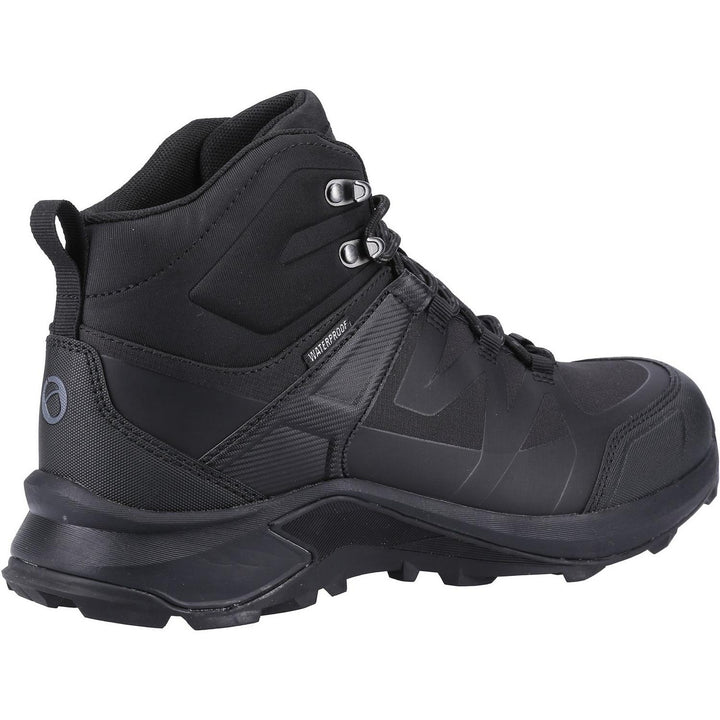 Cotswold Horton Boots Black - A waterproof membrane keeps feet dry, Whilst memory foam foot bed moulds and cushions the feet, keeping adventurous comfortable.