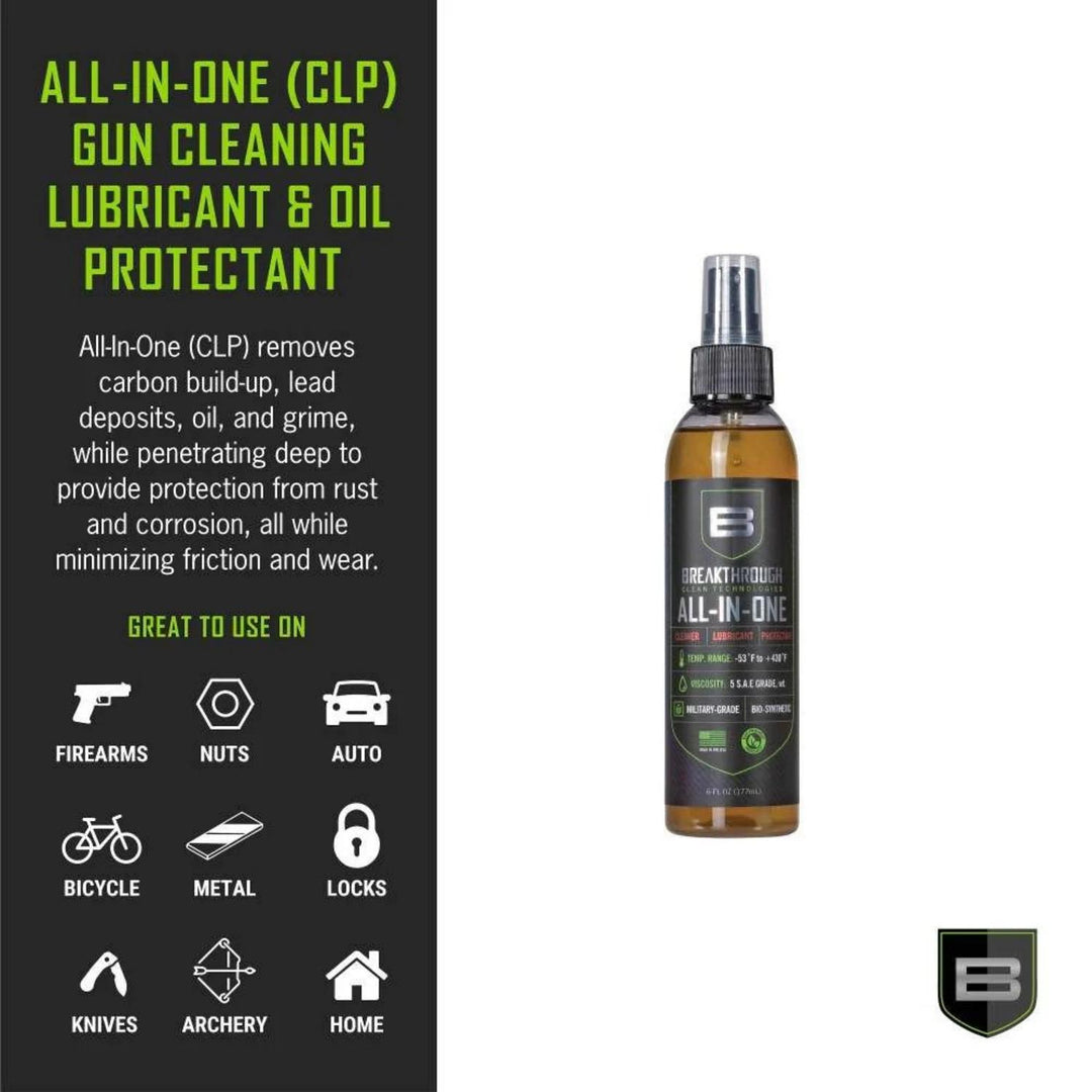 Breakthrough Clean Battle Born All-In-One CLP 6oz Pump Spray