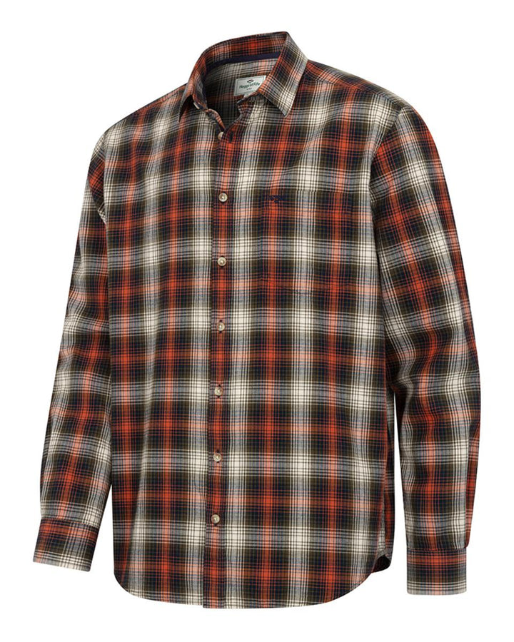 Hoggs of Fife Tiree Herringbone Check Shirt