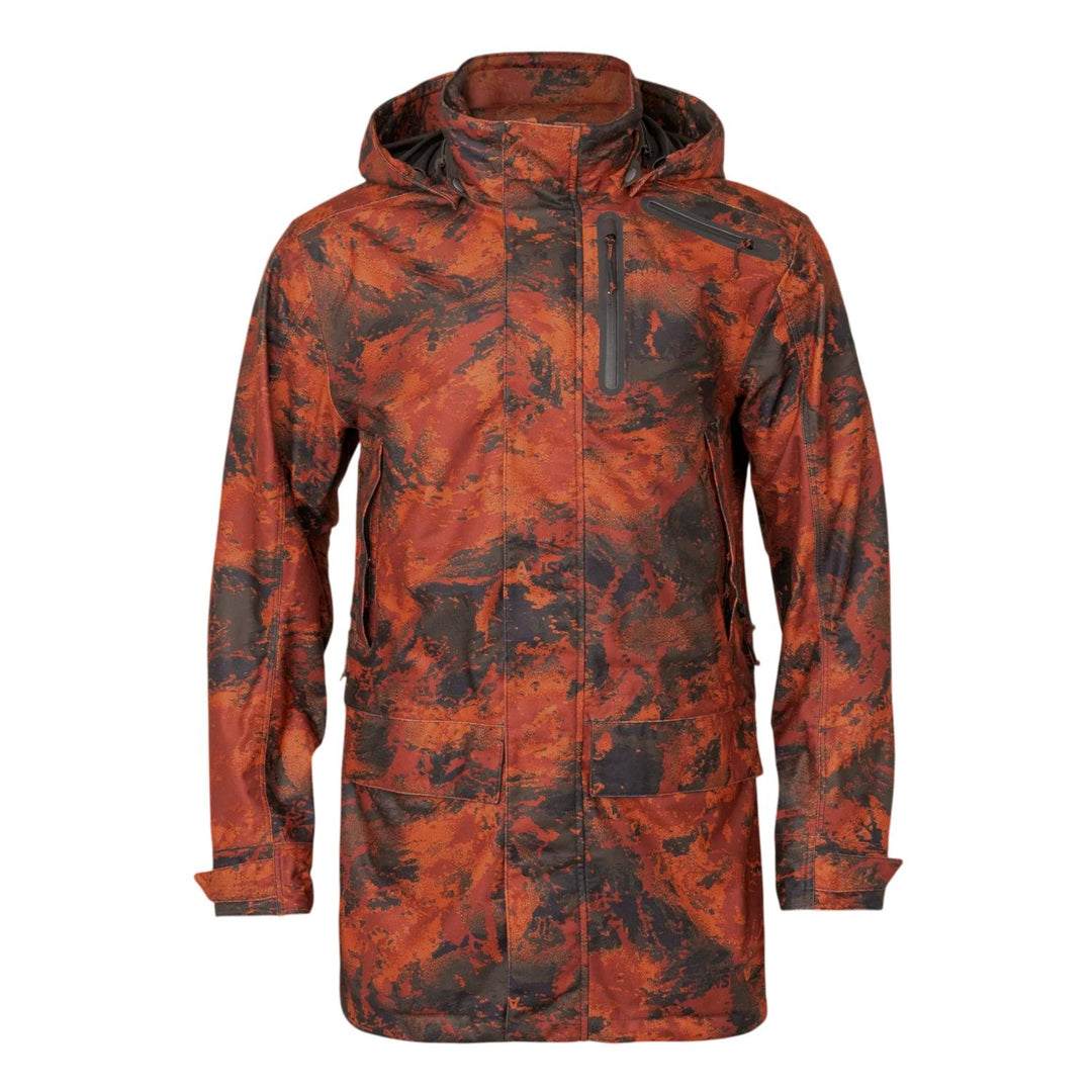 Harkila Forest Hunter GTX Camo Long Jacket in AXIS MSP® Autumn Orange