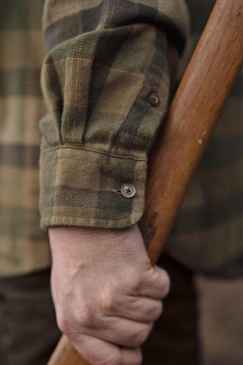 Harkila Asmund L/S shirt Beech green check