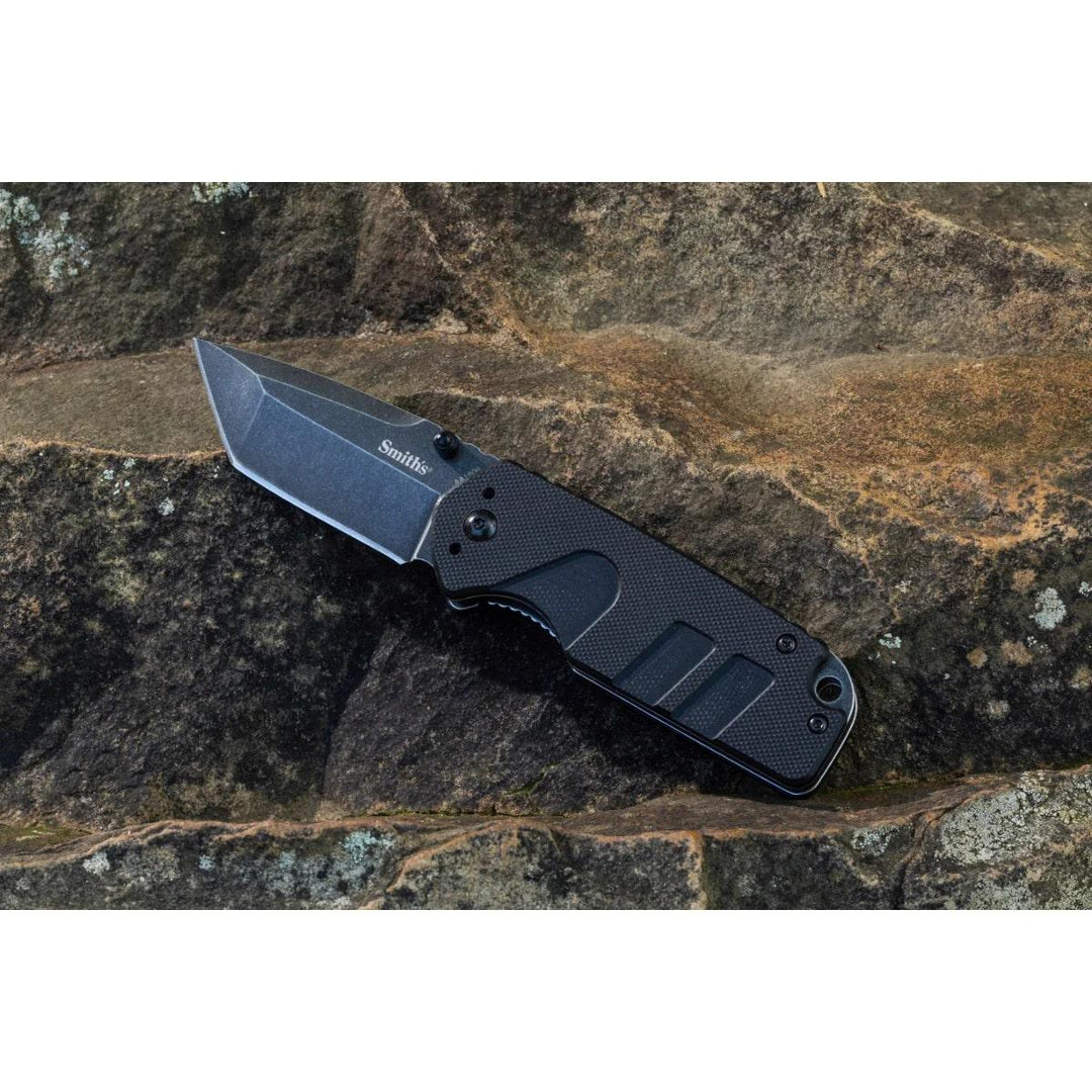 Smiths Black Stonewash Tanto Blade - Black