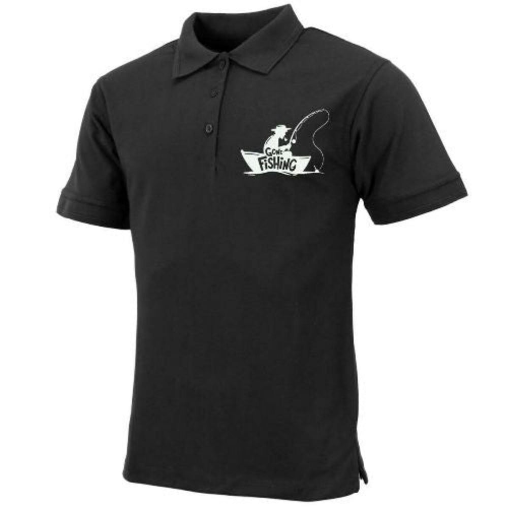 Urban Road Mens "Gone Fishing" Polo Shirt – view 2