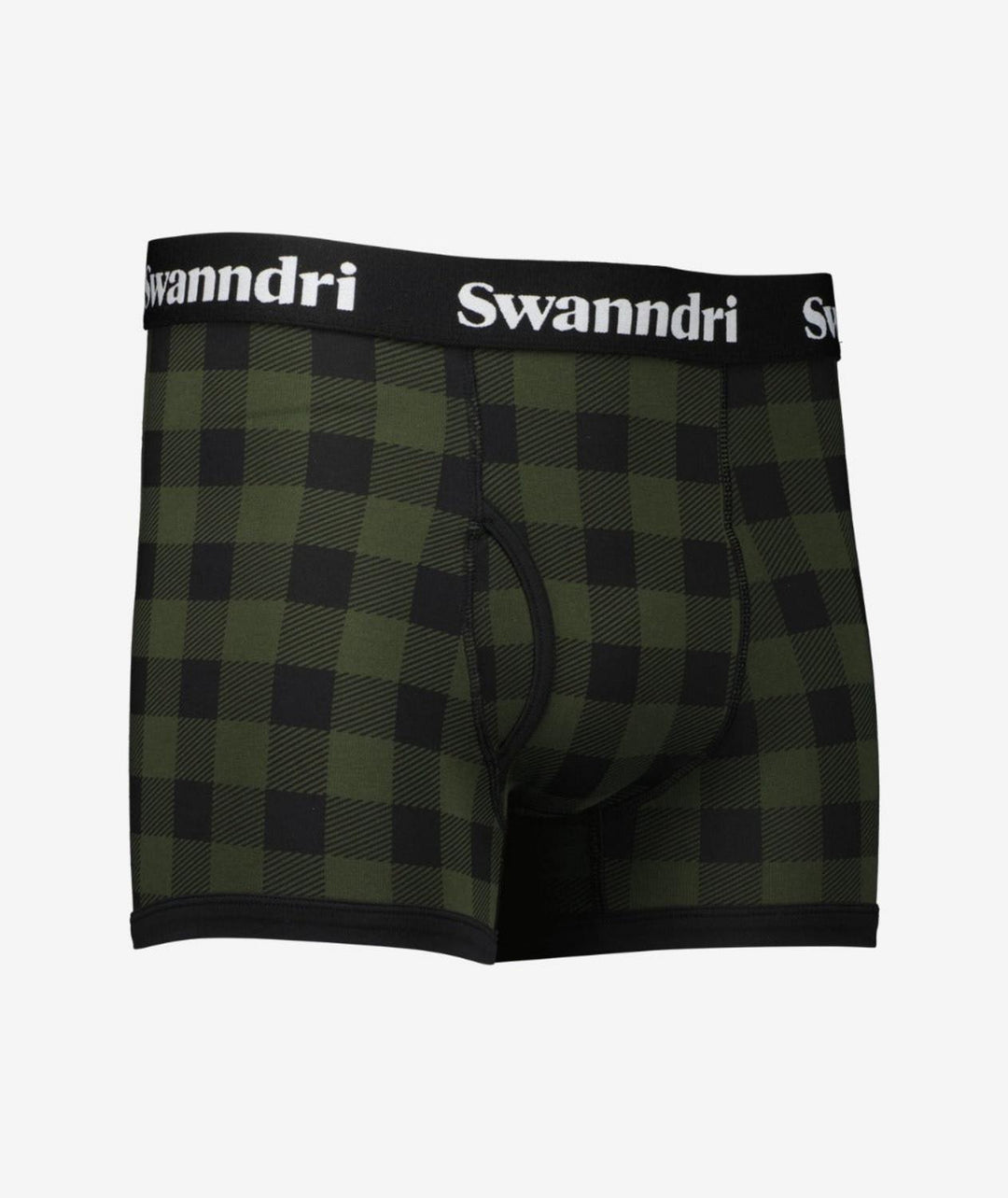 Swanndri Men's Underwear - Organic Cotton Check Boxer Briefs