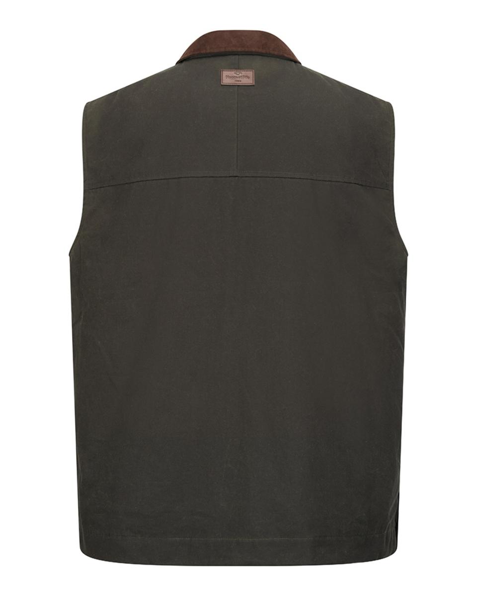 Hoggs of Fife Maxton Gents Padded Waxed Waistcoat