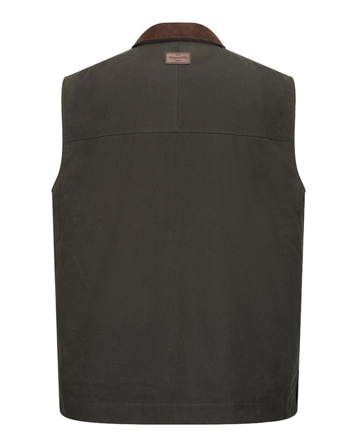 Hoggs of Fife Maxton Gents Padded Waxed Waistcoat