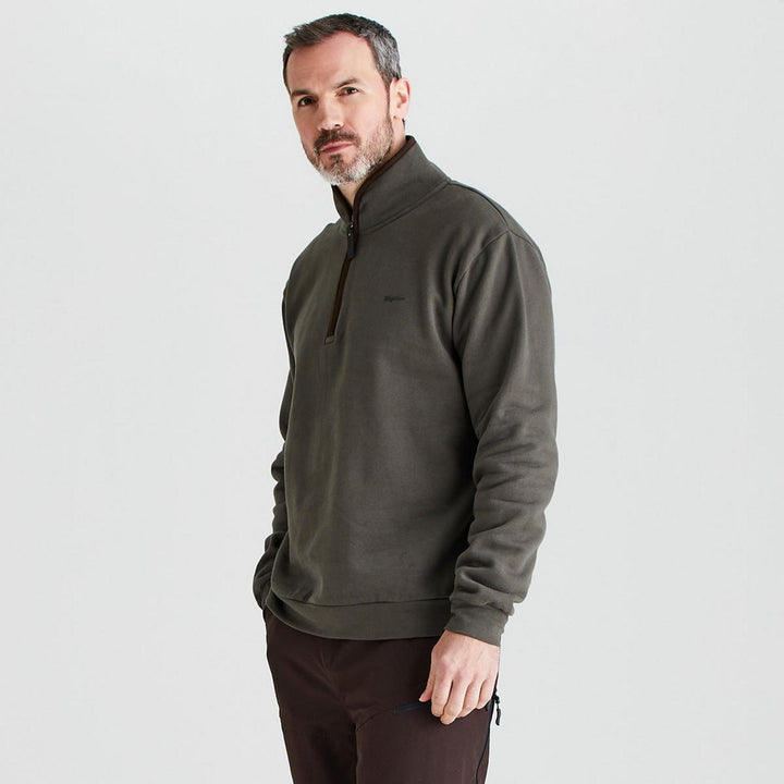 Ridgeline Mens Brancaster Quarter Zip Top