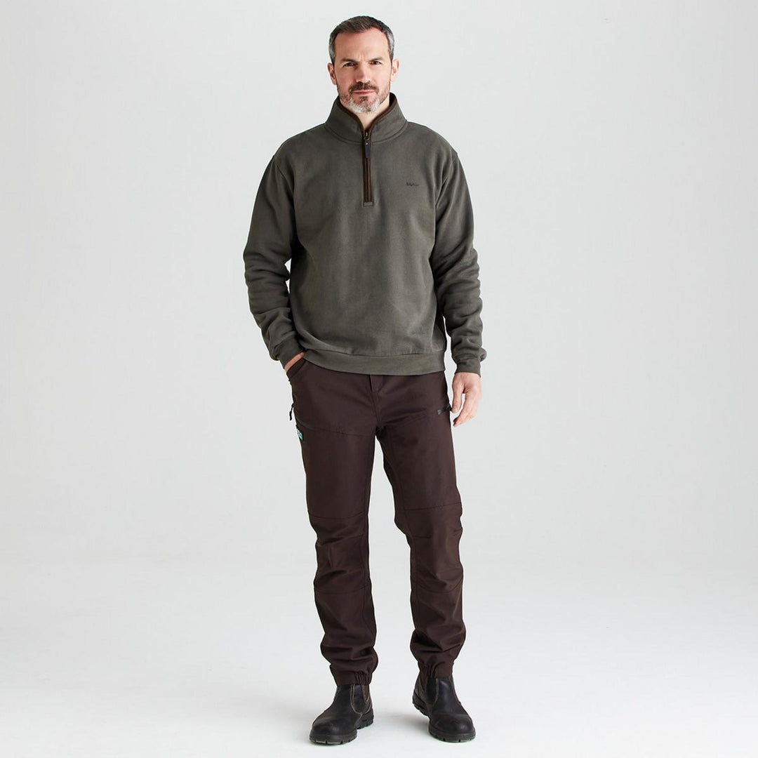 Ridgeline Mens Brancaster Quarter Zip Top