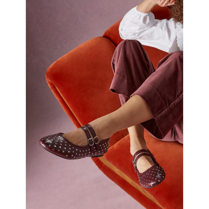 Nixie Mary Jane Stud Plum