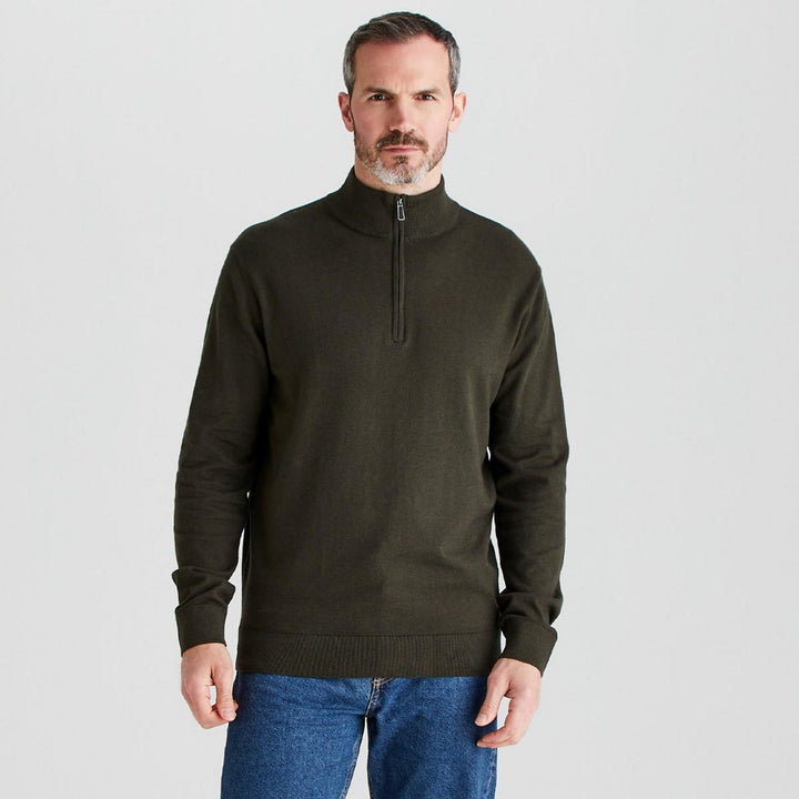 Ridgeline Mens Hartland 1/4 Zip Knit