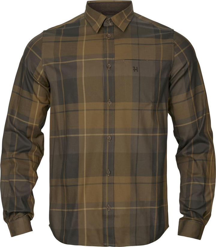 Harkila Akse L/S Shirt Willow green check