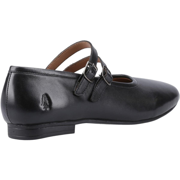 Hush Puppies Nancy Mary Jane Ballet Black Leather – view 2