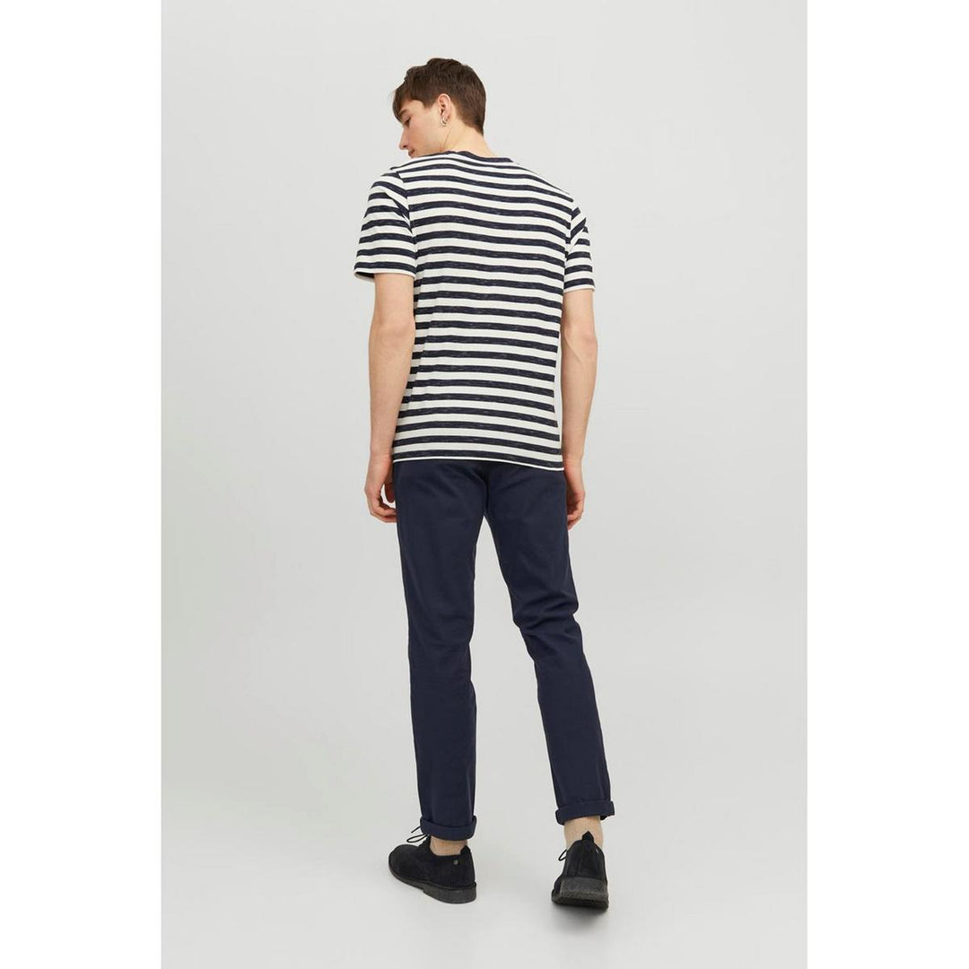 Jack & Jones slim fit chinos in Navy Navy Blazer – view 2
