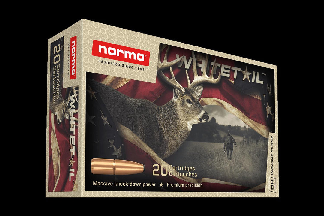 Norma Whitetail .270 Winchester 130gr Soft Point Ammo 20pk