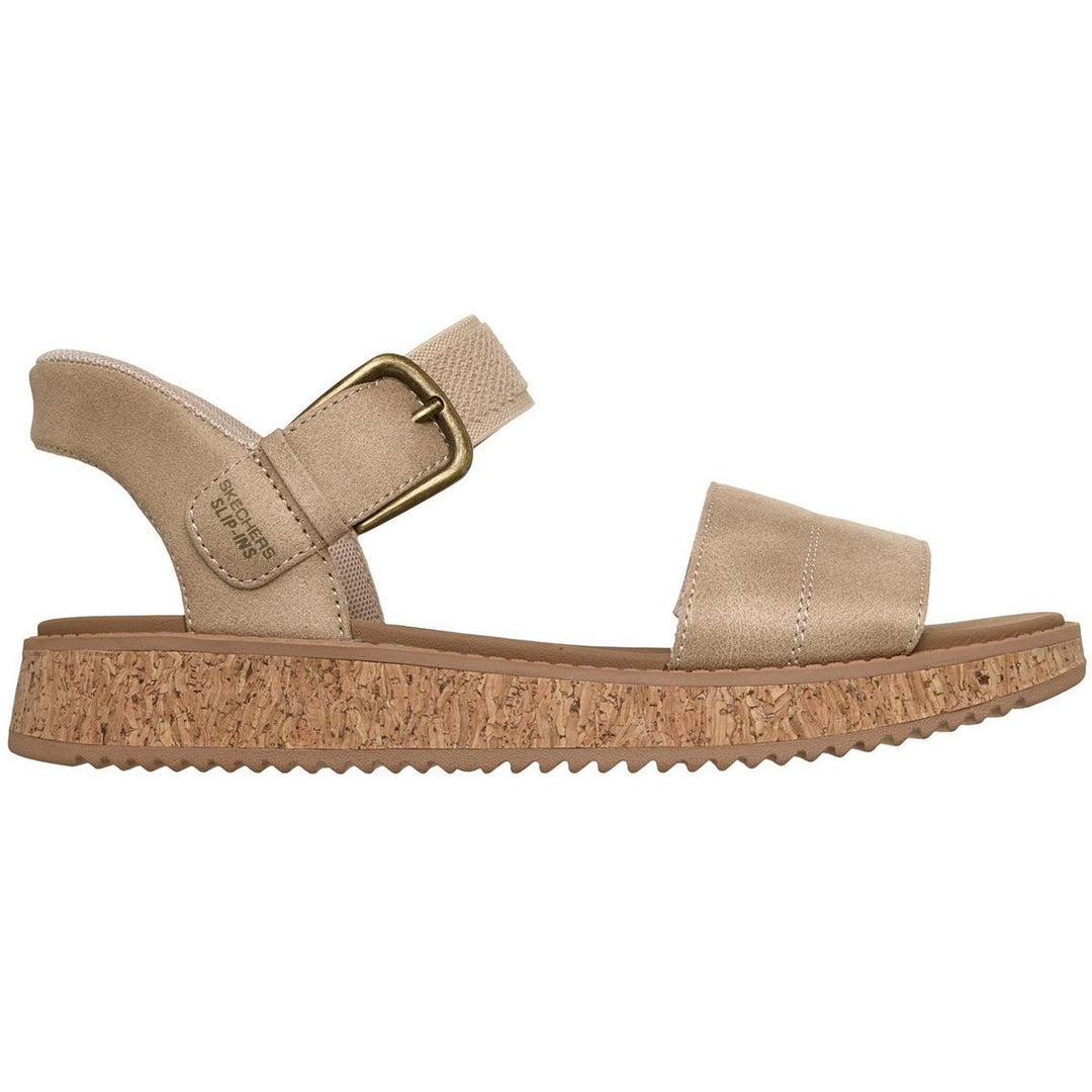 Skechers Bobs Sun Vibe Be Corky Sandal Natural