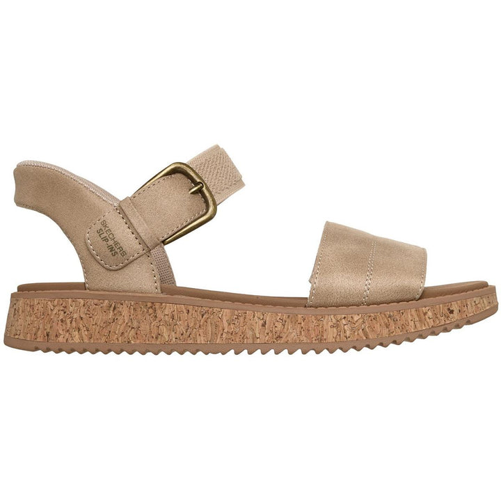 Skechers Bobs Sun Vibe Be Corky Sandal Natural