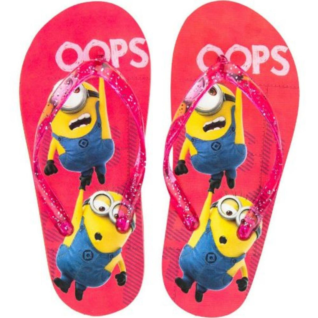 ek Wholesale Girls Licenced Minions Flip Flops
