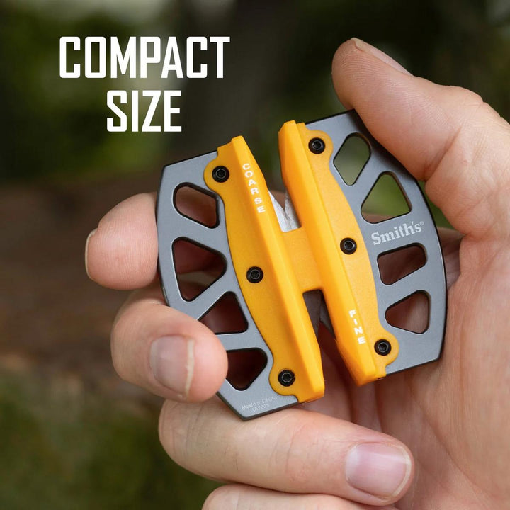 Smiths CAPRELLA 51176 Caprella 2 Step Folding Knife Sharpener (Yellow)