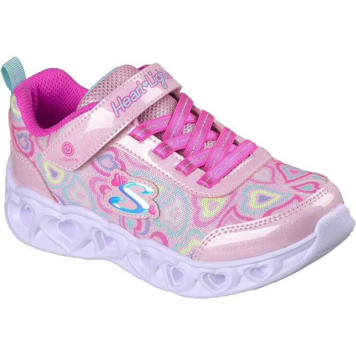 Skechers Heart Lights Boogie Love Trainers Light Pink/Multi