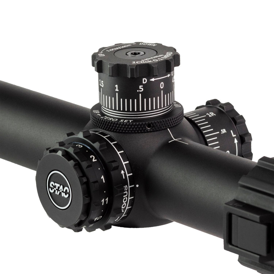 Sightron STAC 3-16x42 FFP IR MH2 SF 0.1 MRAD Zero Stop Rifle Scope
