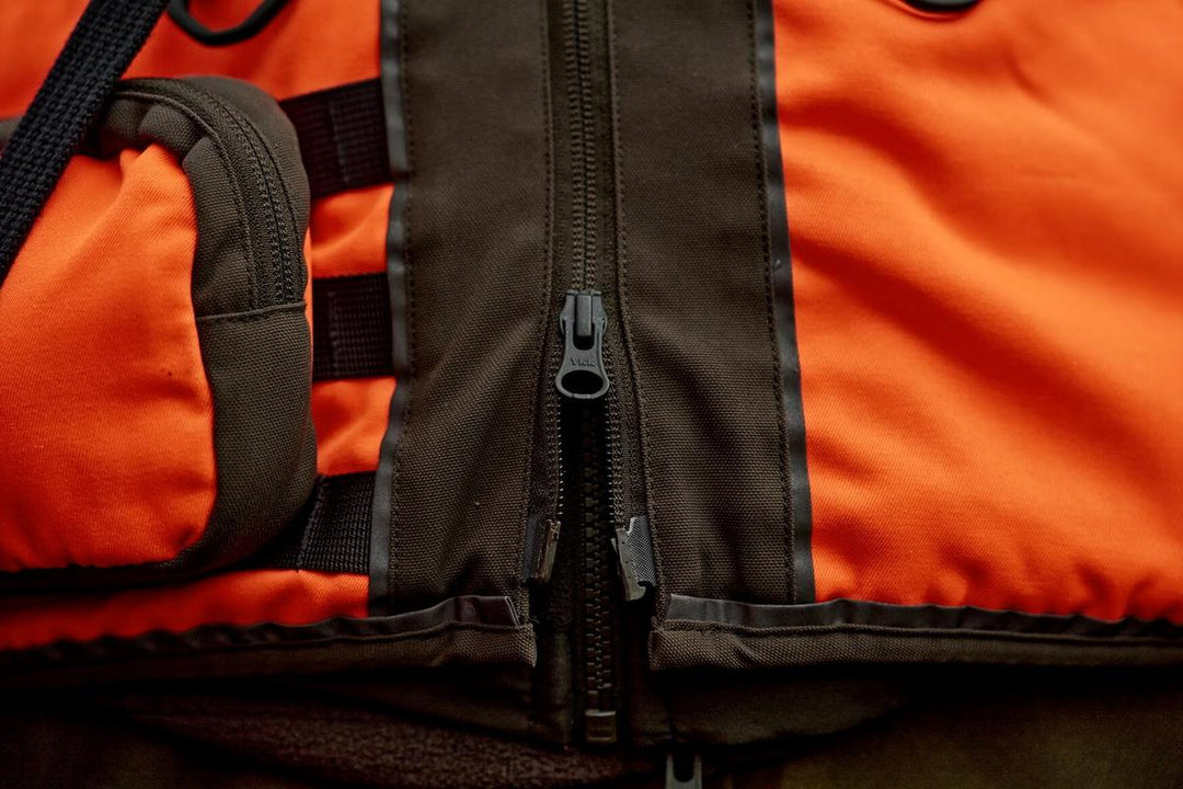 Harkila Wildboar Pro Blaze waistcoat Orange blaze/Brown – view 9