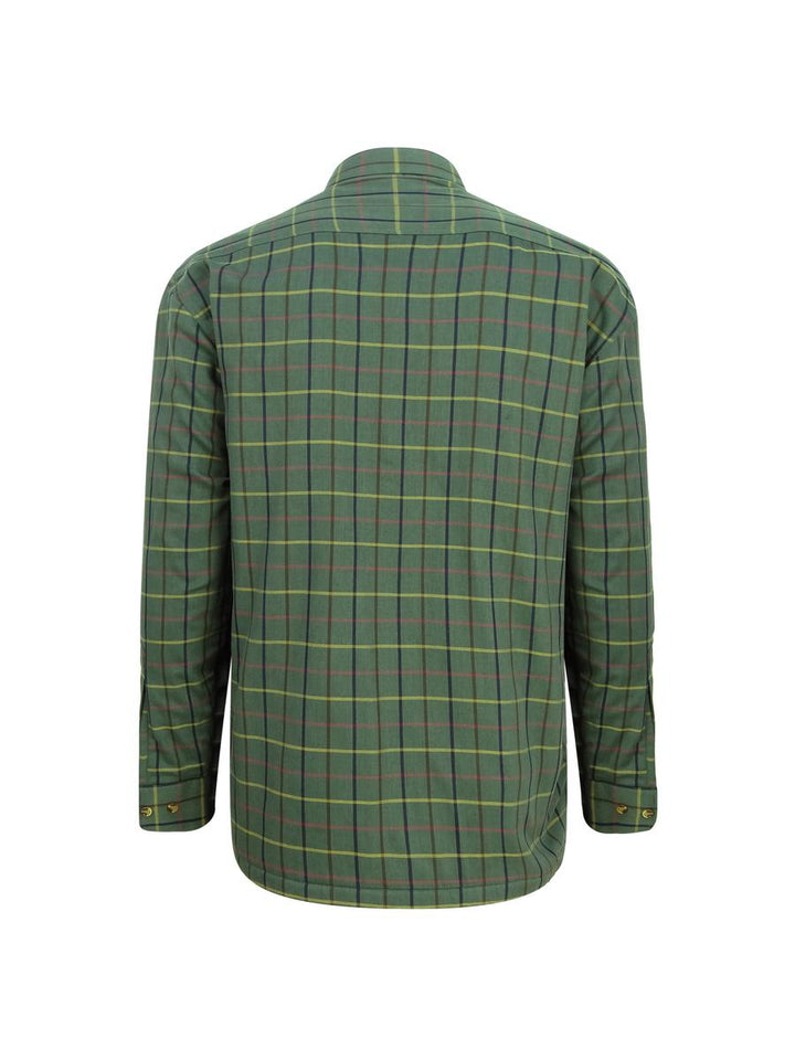 Hoggs of Fife Beech Fleece Lined Shirt Green Check