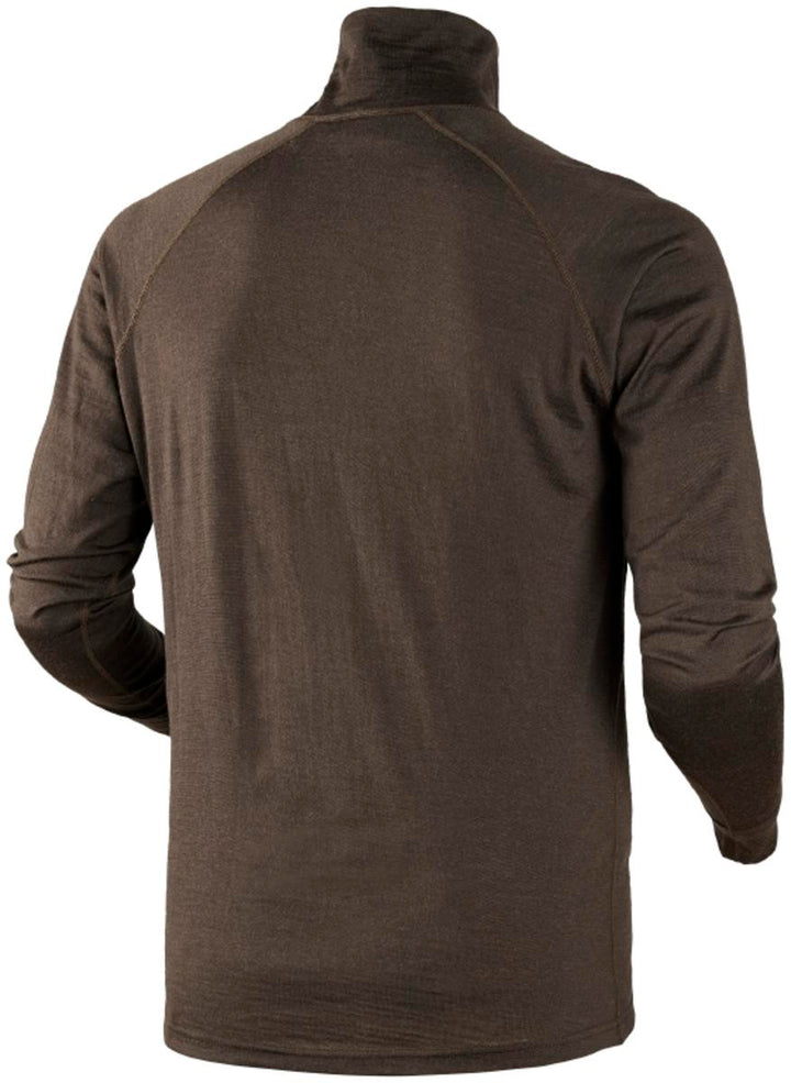 Harkila Base All Season Merino Half-Zip Shirt Shadow Brown