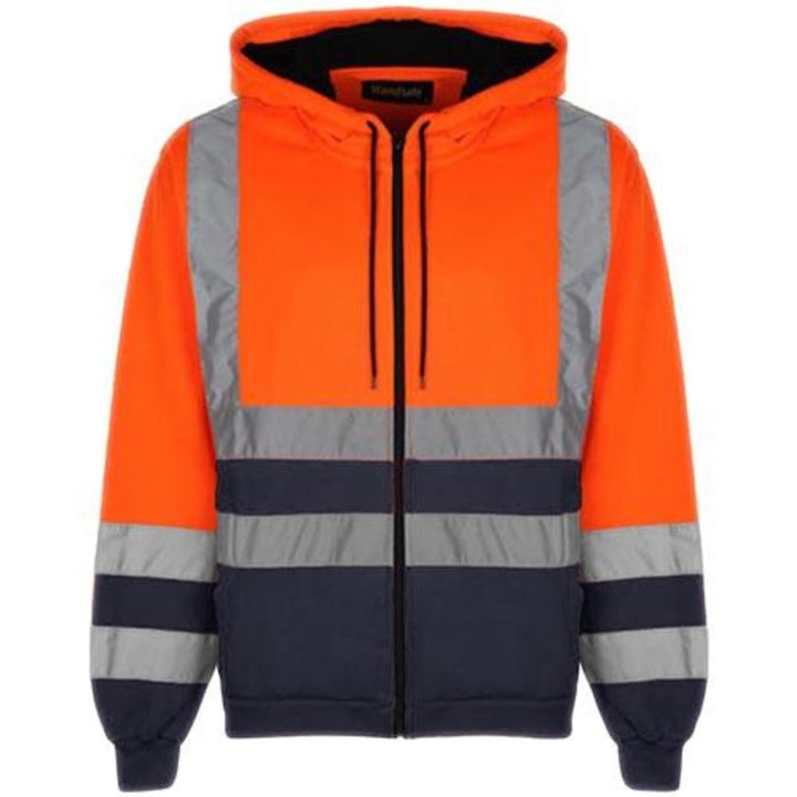 Standsafe Hi Vis HV008 Hooded Zipper Jacket