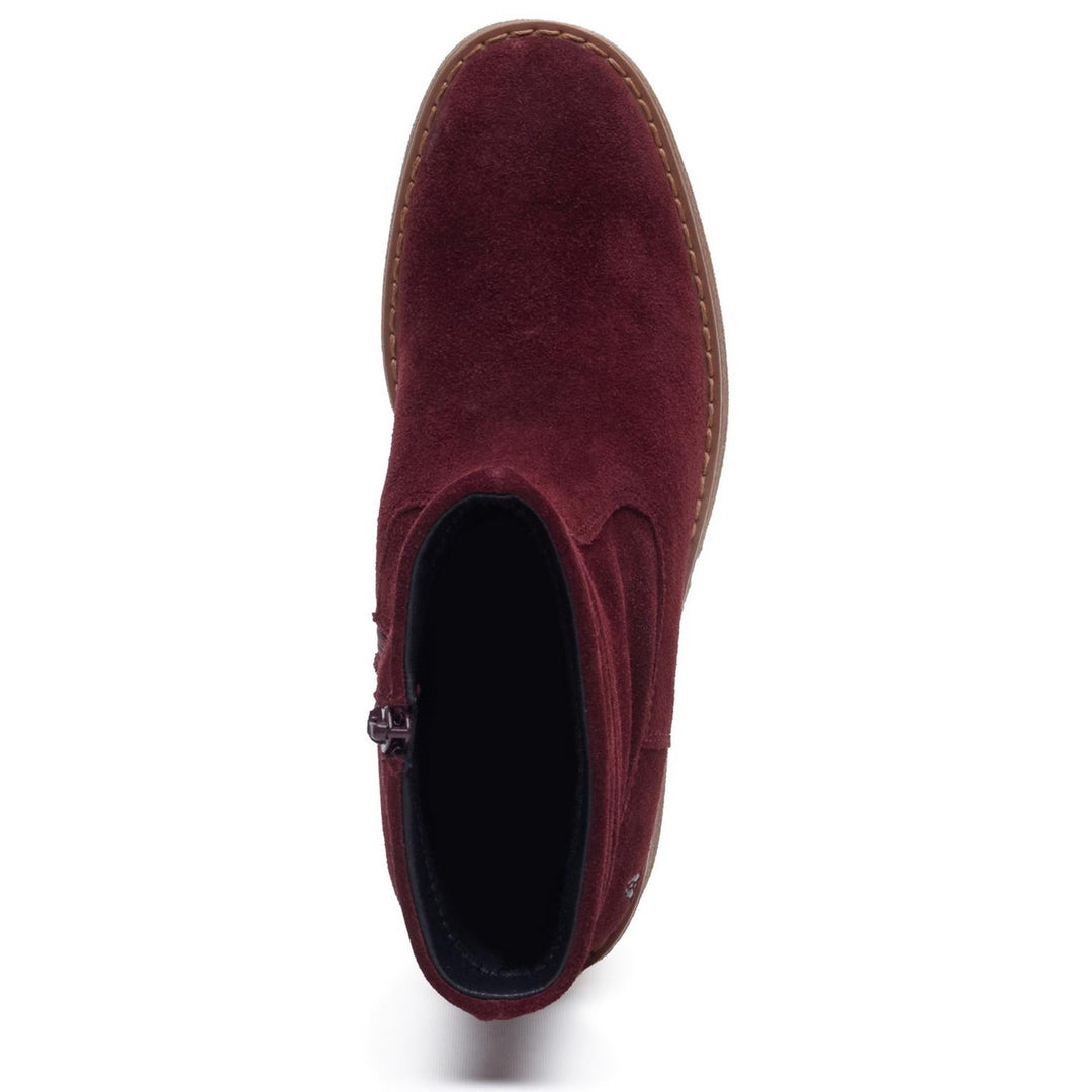 Flora Ruched Boot PLUM