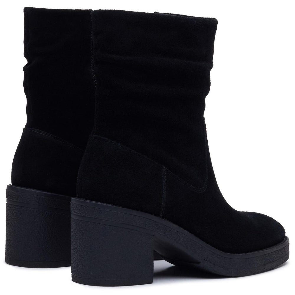 Flora Ruched Boot BLACK – view 2