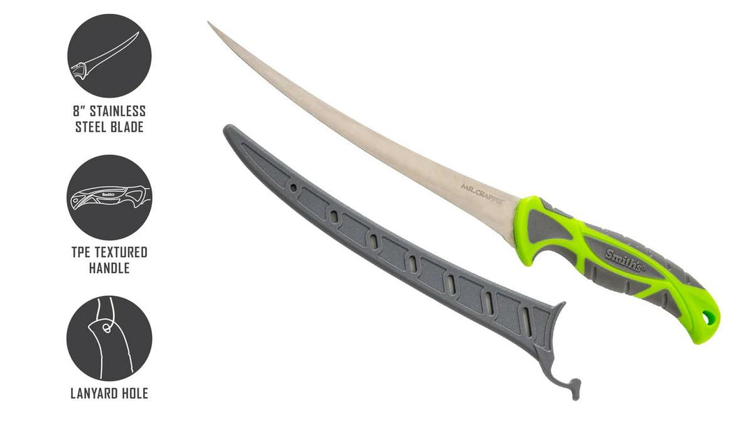 Smiths 8IN CURVED SUPER FLEX FILLET KNIFE