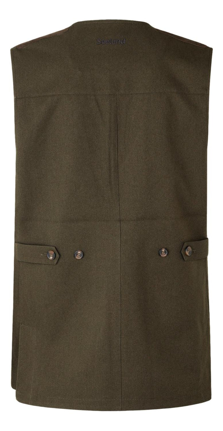 Woodcock Royale Waistcoat Shaded Olive – view 2