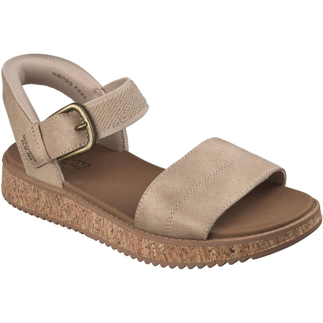 Skechers Bobs Sun Vibe Be Corky Sandal Natural