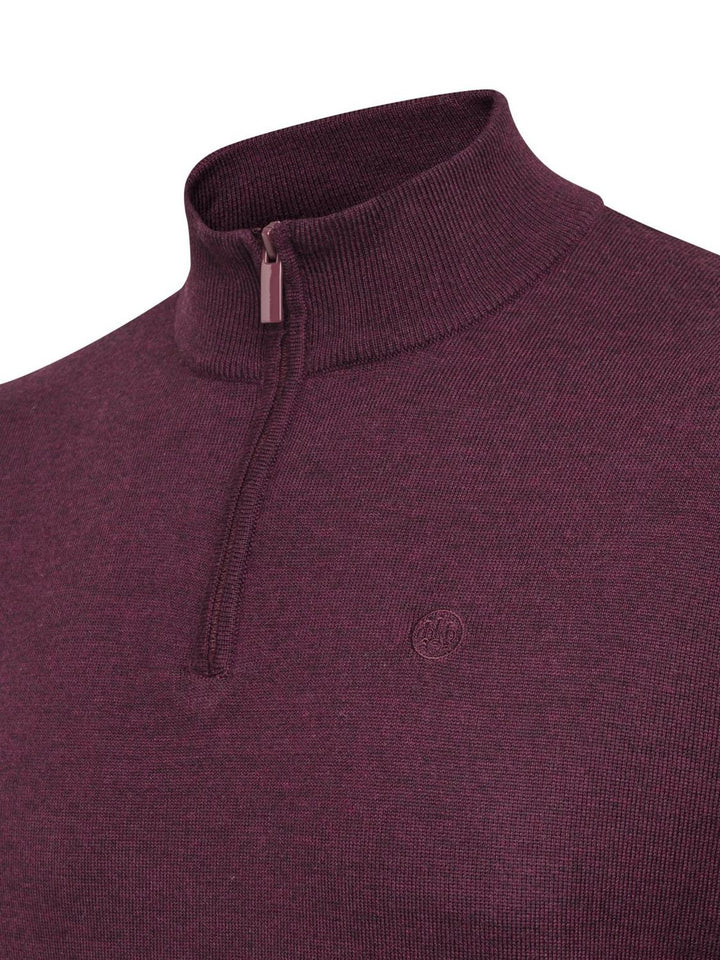 Beretta MERINO HALF ZIP SWEATER Cordovan Spirit – view 5