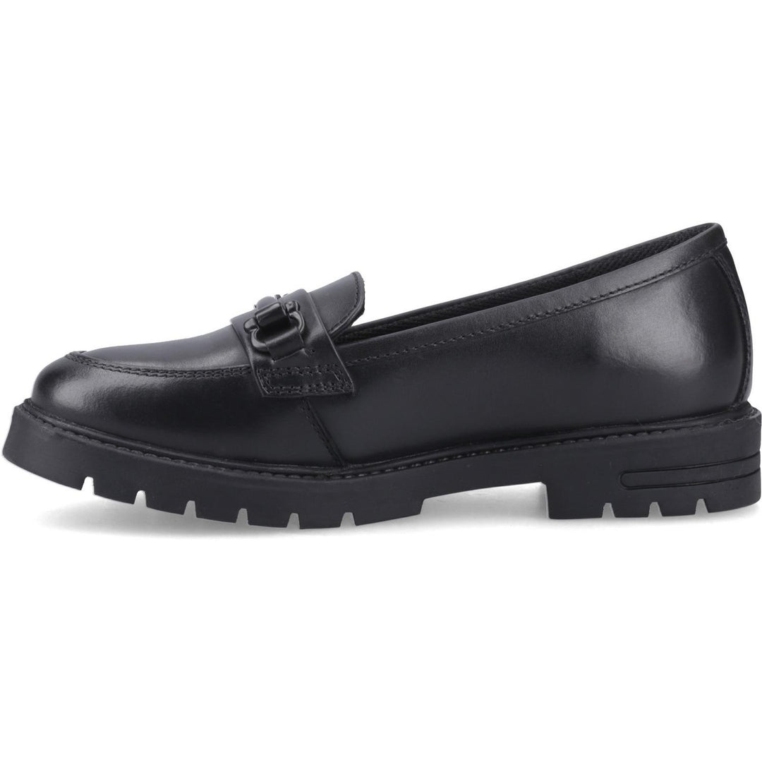 HAZEL SNAFFLE LOAFER Black