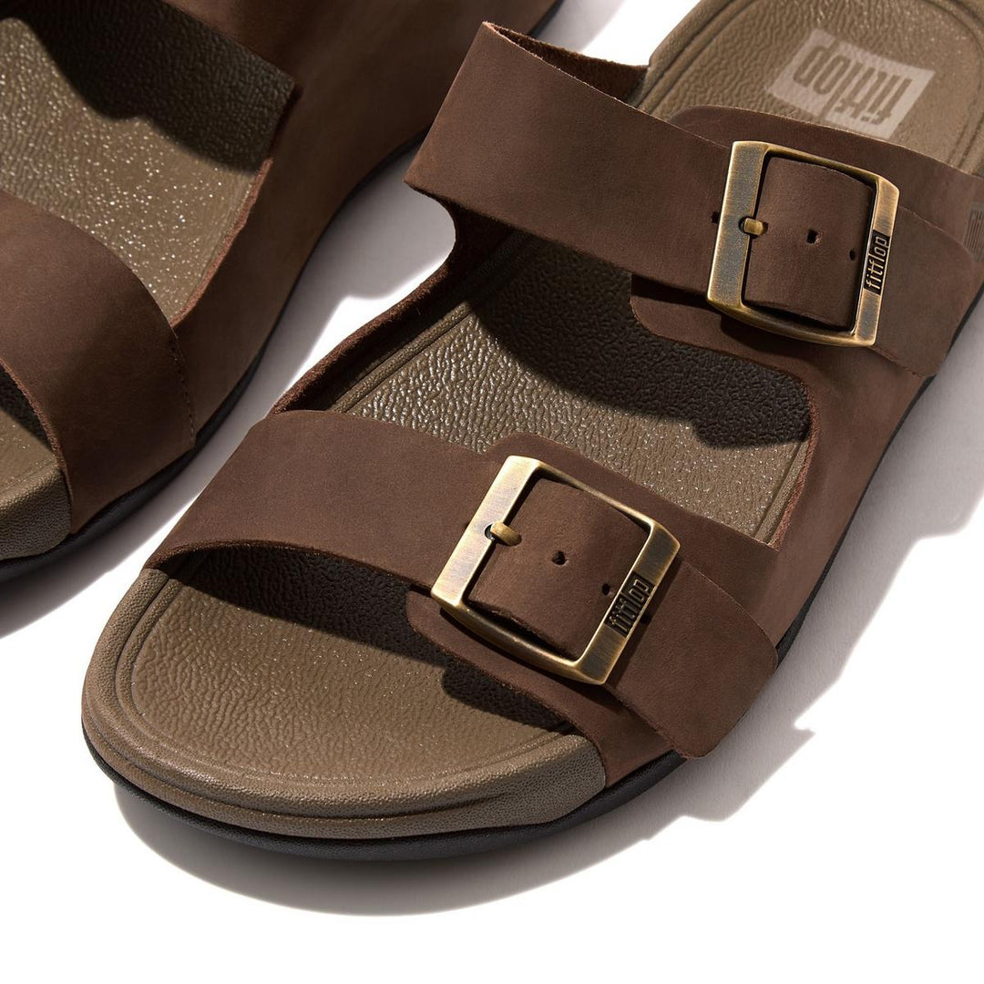 Fitflop Gogh Moc Slides Chocolate Brown